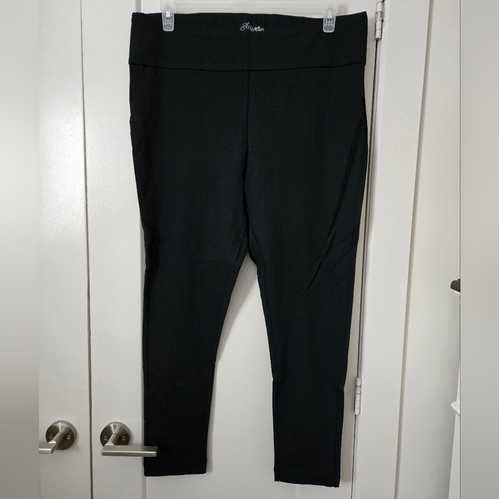 Gray And Black Leggings